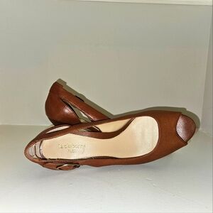 Vinatge Liz Claiborne Flex Short Heels Brown